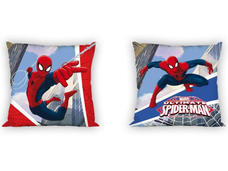 Dvoustranný Povlak na Polštář Spiderman 008 40x40 cm