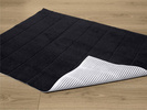 Koupelnový Koberec s Protiskluzovou úpravou Stripes Černá 50x70 cm
