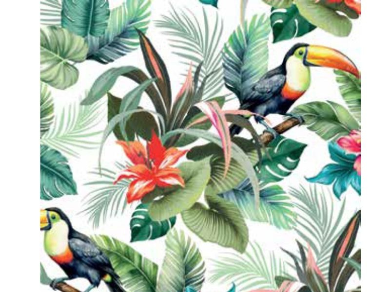 Ubrusy PVC s Textilním Podkladem Fantastik 8303-1 v Rolích