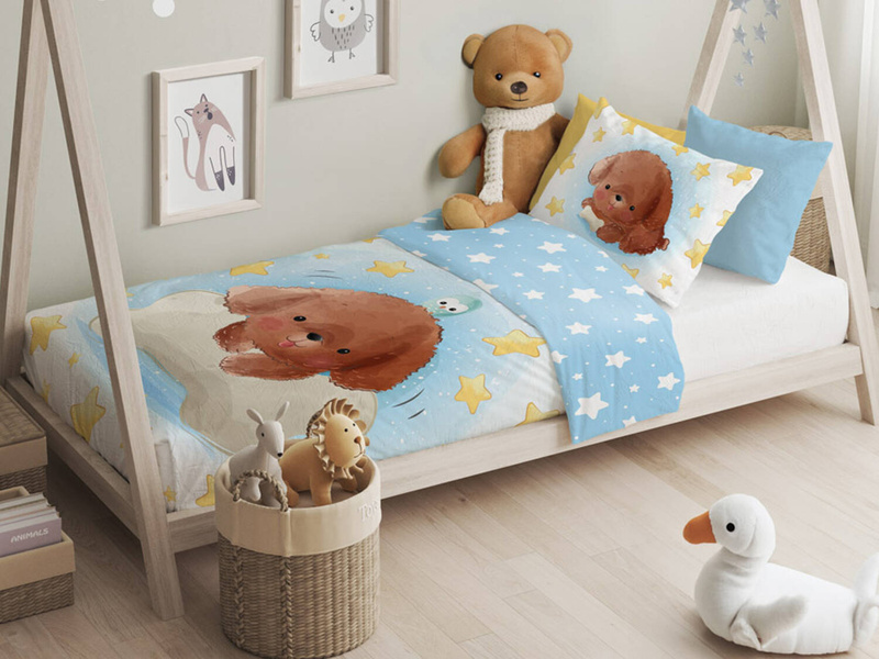 Dětské Povlečení 100x135+40x60 Króliki BABY214008