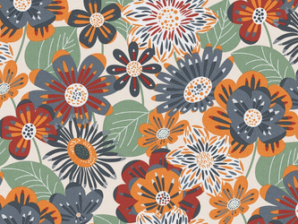 Ubrusy PVC s Textilním Podkladem Florista 06354-01