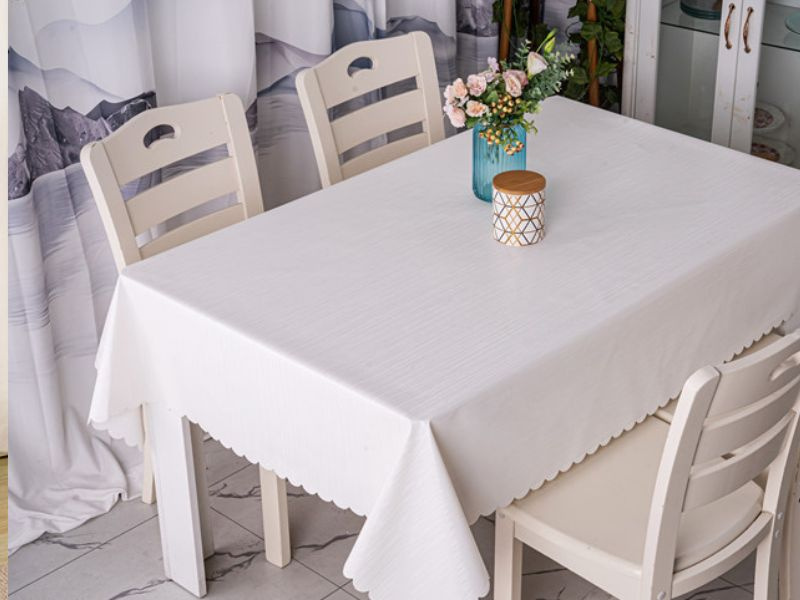 Ubrusy PVC s Textilním Podkladem Pearl ZG-7156B ECRU