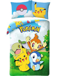 Povlečení Pokemon 140x200+70x90 POK-679BL