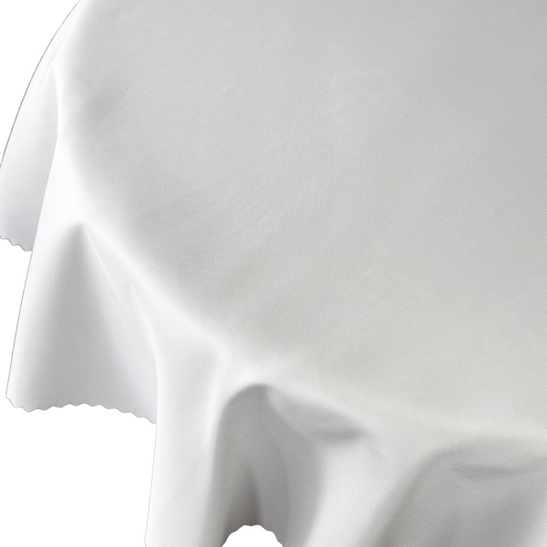 Ubrusy s Nešpinivou Úpravou 114 GN Bílá Kulatý