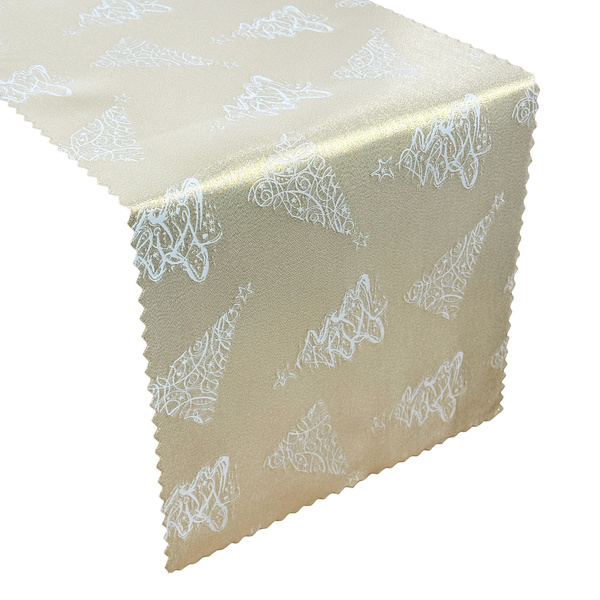 Oboustranně Běhouny s Nešpinivou Úpravou Vánoční Strom Z-3401 Zlatý 