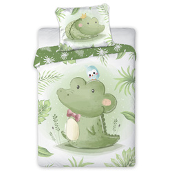 Dětské Povlečení 100x135+40x60 016 Krokodýl