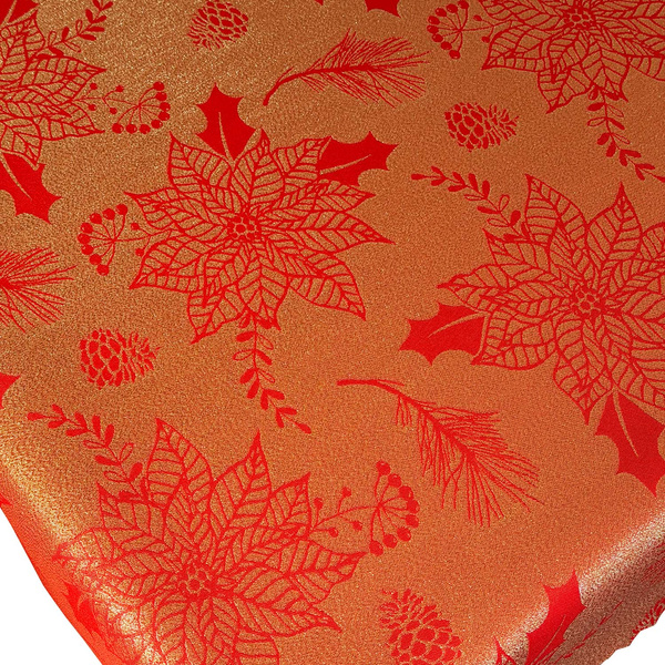 Oboustranný ubrus odolný vůči skvrnám Monstera opouští Golden Z-2771