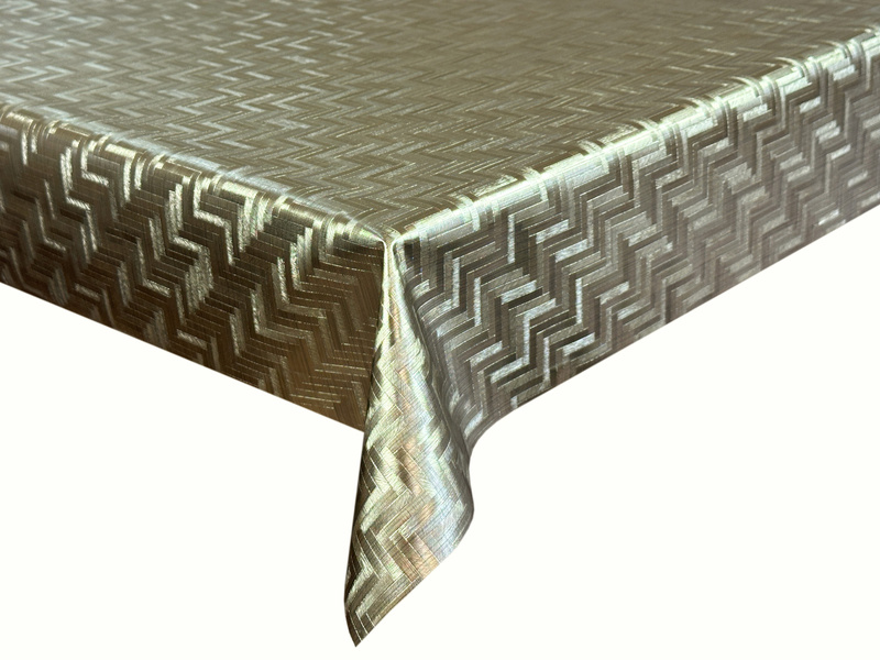 Ubrusy PVC s Textilním Podkladem 3D Metallico T-7158G