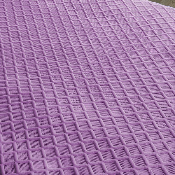 Dvoustranné Přehozy na Postel Parla 3D Fialová Bez Polštářů 180x220