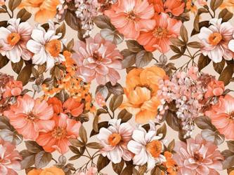 Ubrusy PVC s Textilním Podkladem Florista 01629-03