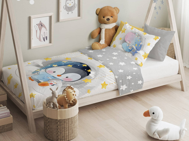 Dětské Povlečení 100x135+40x60 Króliki BABY214008