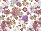 Ubrusy PVC s Textilním Podkladem Florista 06348-02 v Rolích