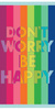 Ręcznik Plażowy Ibiza Be Happy 02 90x160 cm