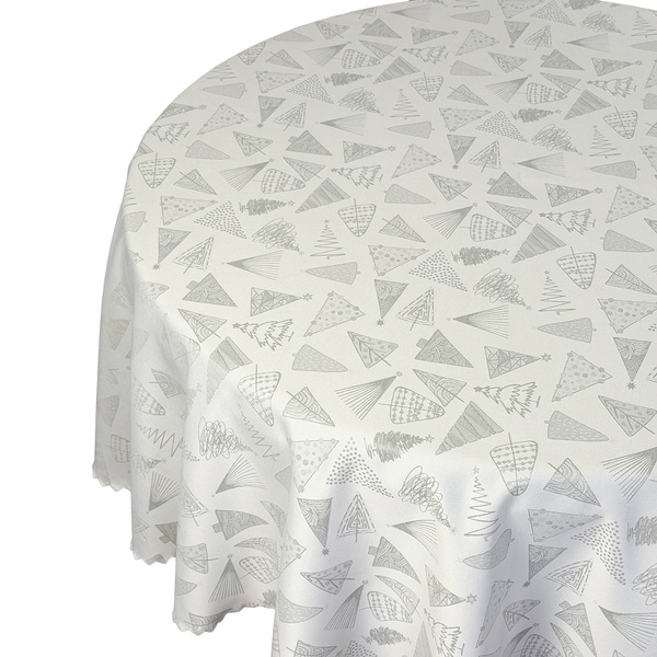 Ubrusy s Nešpinivou Úpravou Velikonoční béžová kraslice Z-3440 Kulaté