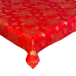 Oboustranný ubrus odolný vůči skvrnám Monstera opouští Golden Z-2771