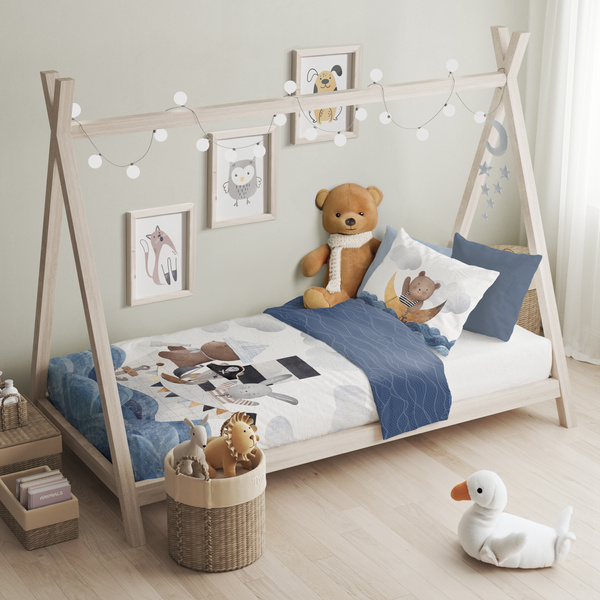 Dětské Povlečení 100x135+40x60 025 Loďka