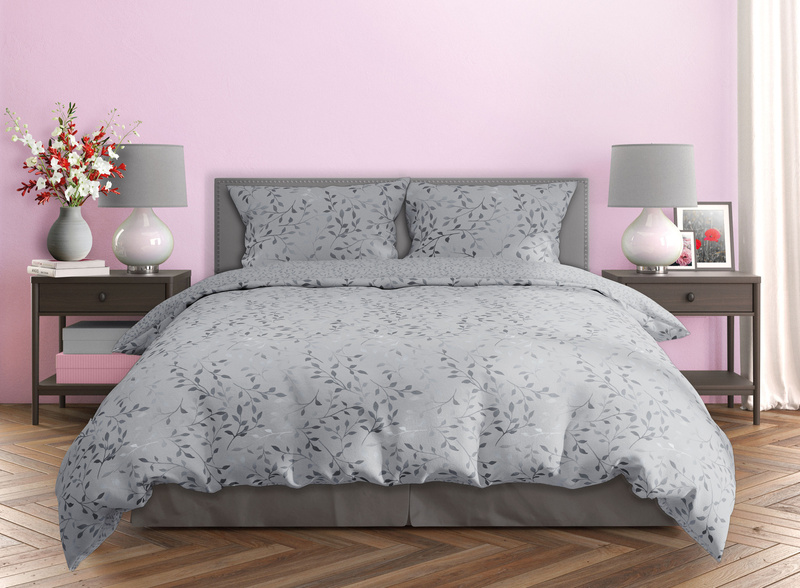 Sada LožníhoPrádla Z Bavlněného Saténu 160x200+ 2x70x80 Milagro Verde 025