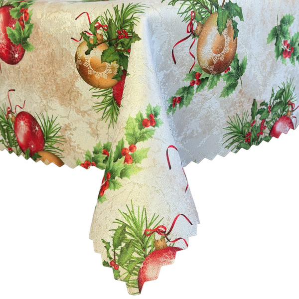 Oboustranně Ubrusy s Nešpinivou Úpravou Zlatý Sníh I