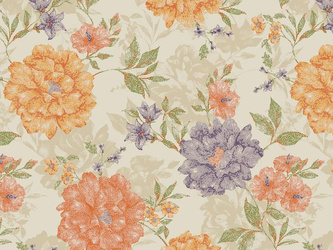 Ubrusy PVC s Textilním Podkladem Fantastik 1241-3 v Rolích