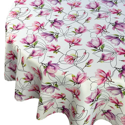 Ubrusy s Nešpinivou Úpravou Kulatý Magnólie