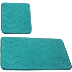 Koupelnové Předložky Smaragdově Zelená 23 - Dvoudílný