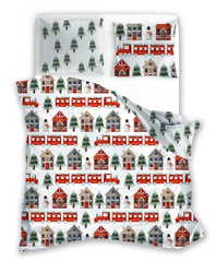 Bavlněné Povlečení 220x200+ 2x70x80 Scandic 075