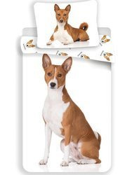 Bavlněné Povlečení Prostěradlo Best Friends Basenji pes