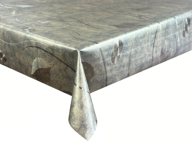 Ubrusy PVC s Textilním Podkladem 3D Metallico T-6154A