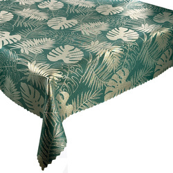 Oboustranný ubrus odolný vůči skvrnám Monstera opouští Golden Z-2771