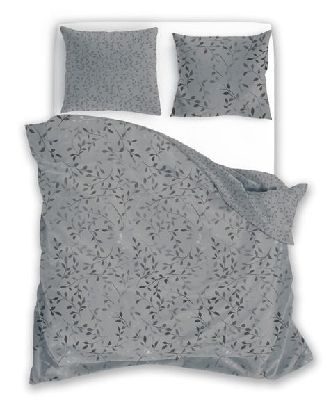 Sada LožníhoPrádla Z Bavlněného Saténu 160x200+ 2x70x80 Milagro Verde 025