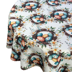 Ubrusy s Nešpinivou Úpravou Velikonoční Kulatý Velikonoční Věnce