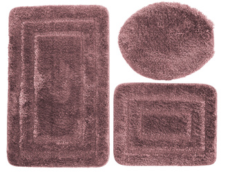 Koupelnové Předložky Alor Fialový- 3 ks