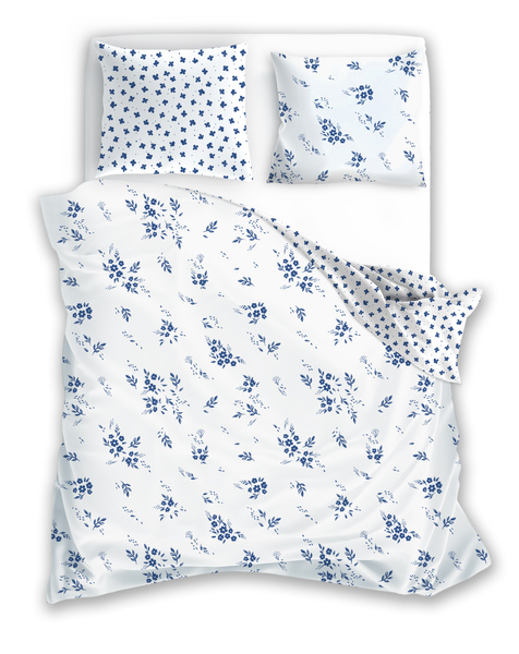 Sada Ložního Prádla Z Bavlněného Saténu 140x200+70x90 Milagro Verde 012