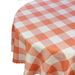 Ubrusy s Nešpinivou Úpravou Alice Káro Losos Kulatý