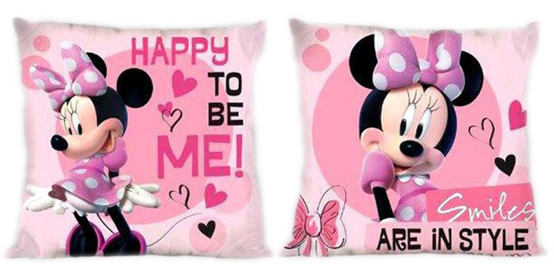Dvoustranný Povlak Disney Minnie Mouse 052 40x40 cm
