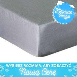 Bavlněné Prostěradlo Saténové s Gumou Světle Šedá 37
