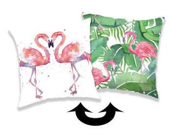 Dekorační Polštářk Plameňák 01 40x40 cm Sada