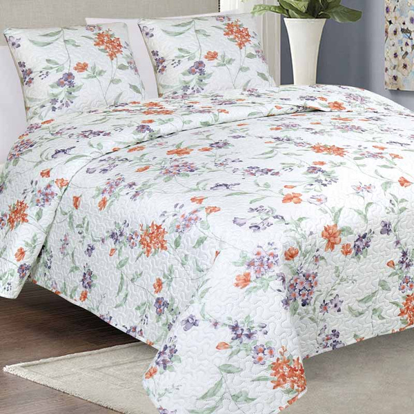 Přehozy na Postel TAVIRA BJ-074 Violet 180x220+2x40x40