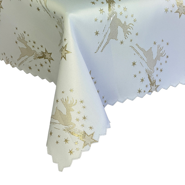 Oboustranně Ubrusy s Nešpinivou Úpravou Zlatý Sníh I