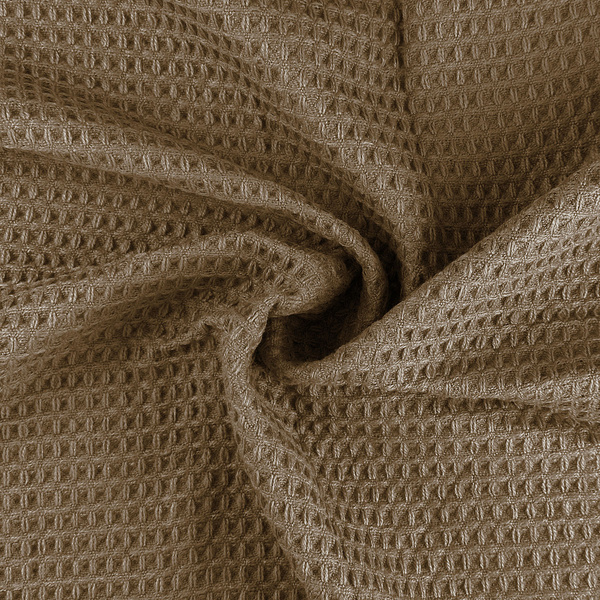Žakárová Deka Alta S Třásněmi Vaflová Struktura Taupe Béžová 150x200 cm