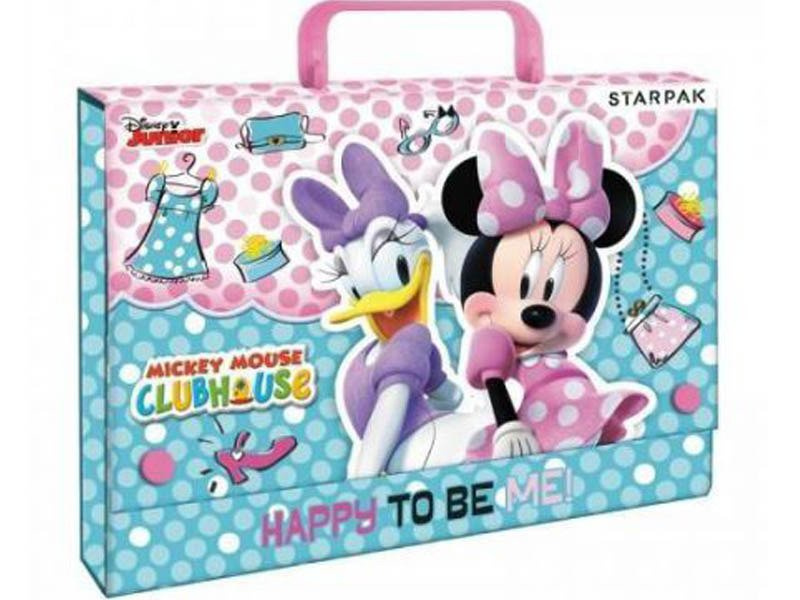 Školní Kufřík A4 s Rukojetí Minnie Mouse a Daisy