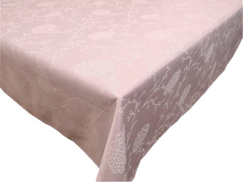 Obrusy Úpravou Jacquard Ines Fialové květy