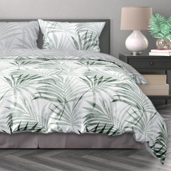 Sada LožníhoPrádla Z Bavlněného Saténu 160x200+ 2x70x80 Milagro Verde 004