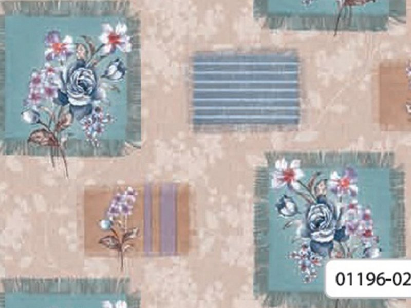Ubrusy PVC s Textilním Podkladem Florista 1196-02