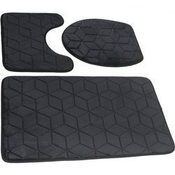 Koupelnové Předložky Sumba Černý 31 - Třídílný