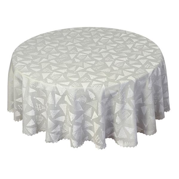 Ubrusy s Nešpinivou Úpravou Velikonoční béžová kraslice Z-3440 Kulaté